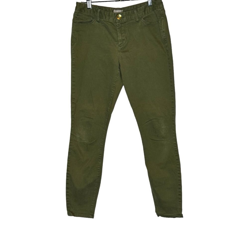 Banana republic olive green skinny pants size 27 stretch